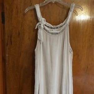 Light pink chiffon dress